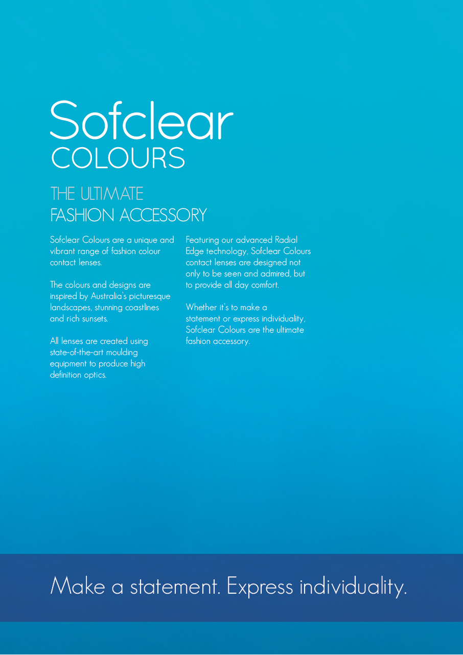 SOFCLEAR COLOURED CONTACT LENSES – Opti Source